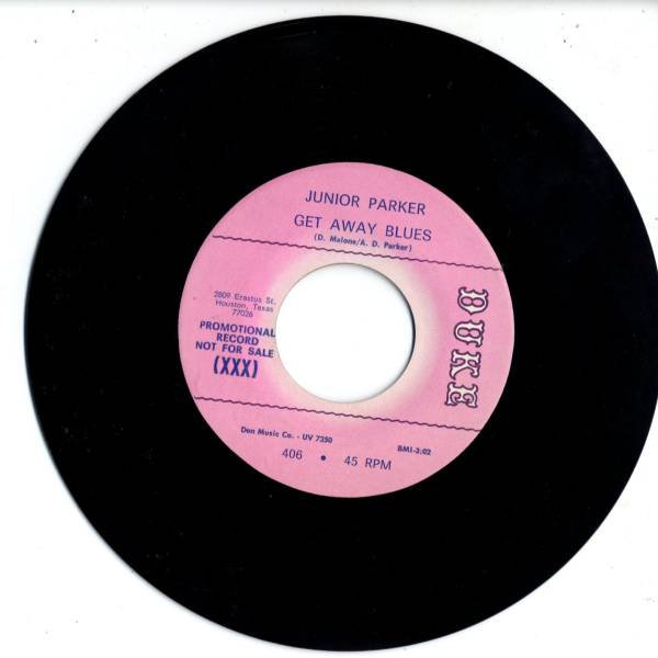 Junior Parker 「Get Away Blues」米国DUKE盤EPレコード