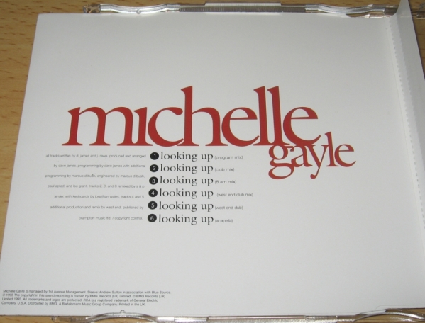 ★CDS★Michelle Gayle/Looking Up (Remix)★NEW JACK SWING★Showbiz & AG/Soul Clap★ミシェル・ゲイル★CD SINGLE★_画像2