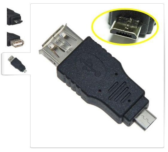 USB female = micro B male USB conversion adapter ① free shipping tax 0 jpy 