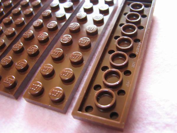 * Lego -LEGO*3034* plate [ чай ]2x8*5 шт * Brown * новый товар *