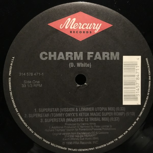 Charm Farm / Superstar (Remix Carl Craig,Kenny Larkin)_画像1