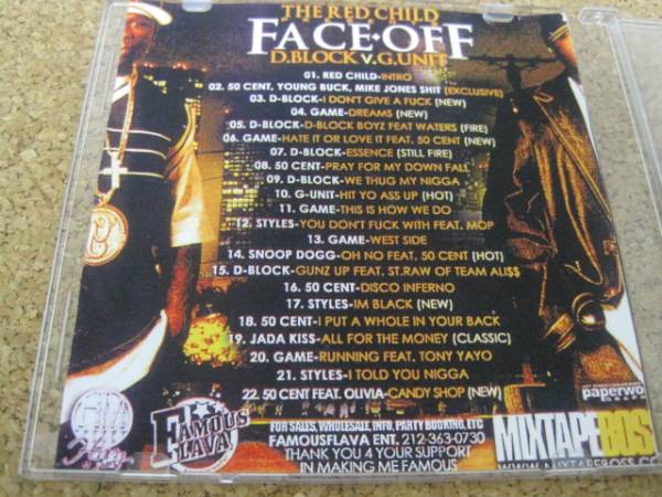 MIXCD RED CHILD THE FACE OFF D.BLOCK VS G.UNITの画像2