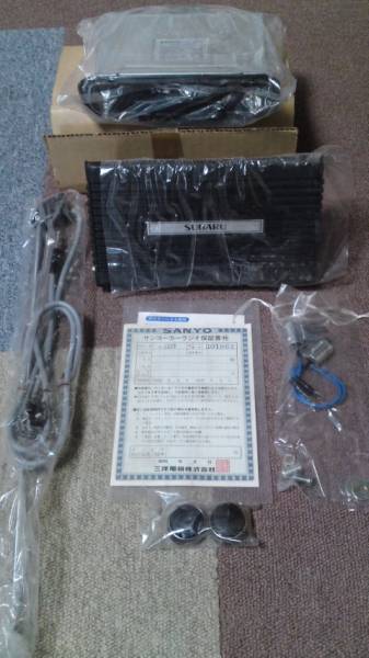  that time thing Subaru R-2 original Sanyo car radio 360( new goods )