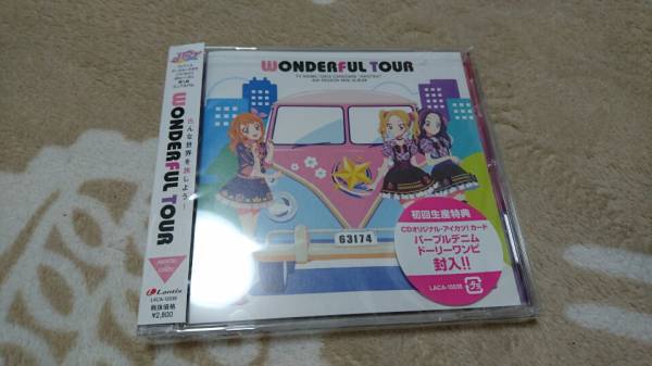 新品未再生アイカツCD4th挿入歌アルバムWonderhul Tour カード無_画像1