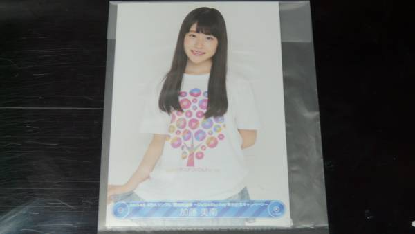 AKB48 総選挙DVD発売キャンペーンTシャツ着用生写真 加藤美南_画像1