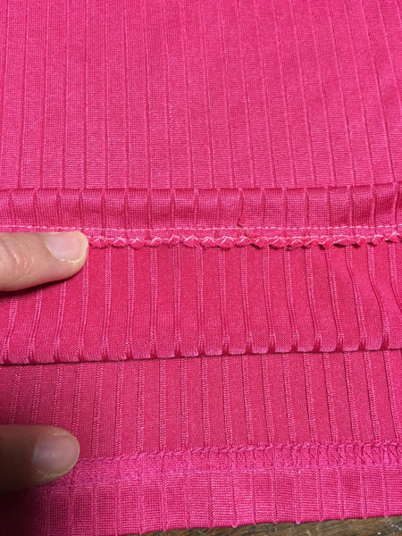MINIMUM MINIMUMミニマムミニマムタンクトップピンク安値_裾のまつり縫いがほつれて縫い直し済み