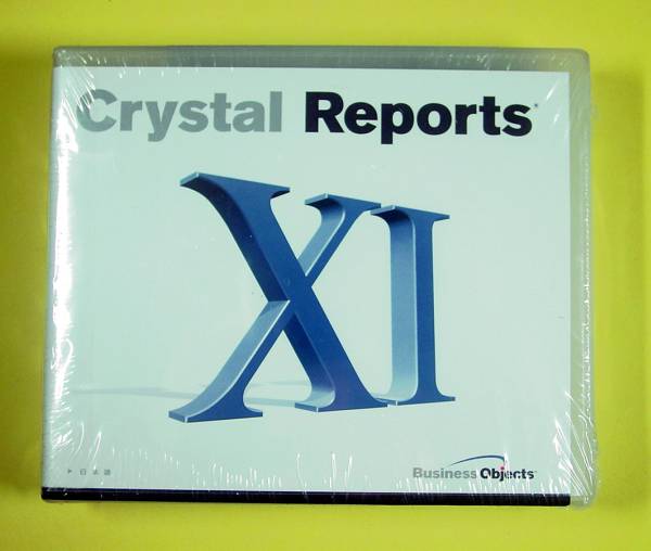 【75】エージテック Crystal Reports XI Professional クリスタルレポート 新品 レポート作成 ソフト データソース アクセス クリレポ 帳票_画像1