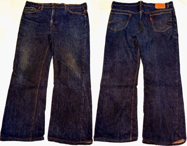 f109/LEVIS517 single 66 previous term Vintage finest quality big size!