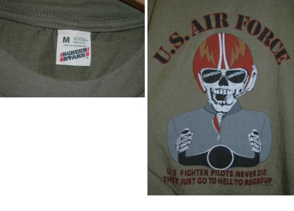 デッドストック 80年代 U.S.AIR FORCE Tシャツ_画像3