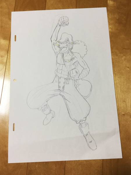 ウソップ☆ワンピース☆動画 直筆原画 設定その01(ONE PIECE ウソップ☆ワンピース☆動画 直筆原画 設定その01(ONE PIECE