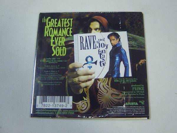  бумага jacket CD PRINCE( Prince )[Greatest Romance Ever Sold]