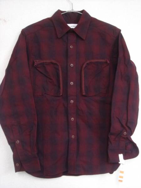 1109 new goods HUNTING RESEARCH hunting li search SHOOTER solid pocket on blur check shirt 