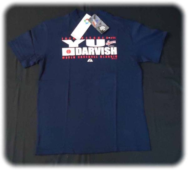 ☆WBC 2009 ダルビッシュ Darvish Tシャツ ネイビー M ☆_画像1