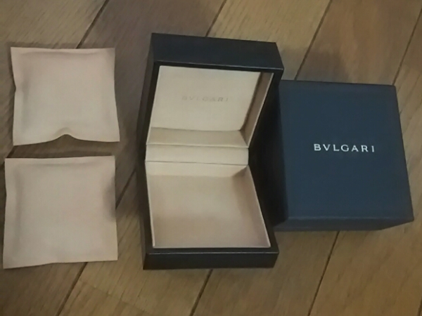 正規品 安値 良品 BVLGARI ブルガリ ジュエリー アクセサリー ケース×2 おまけ 空 箱×2 ※画像3枚_画像2