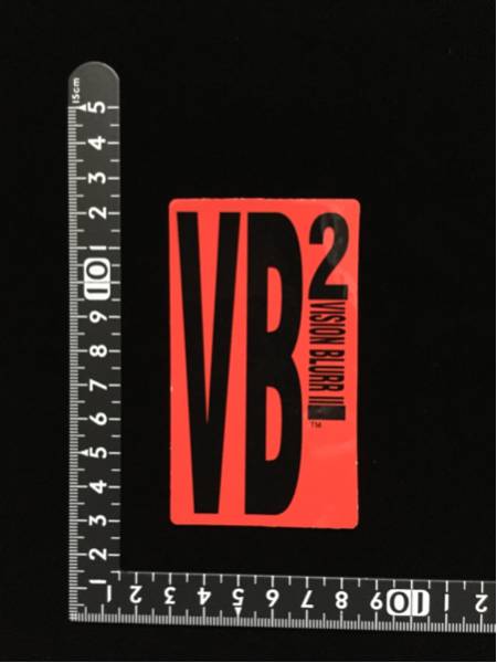 80s VISION ビジョン オールド ビンテージ スケートボード ウィール ステッカー 新品未使用品 デッドストック OLD vintage SK8 VB2_80s VISION ブラー2 ステッカー DEAD