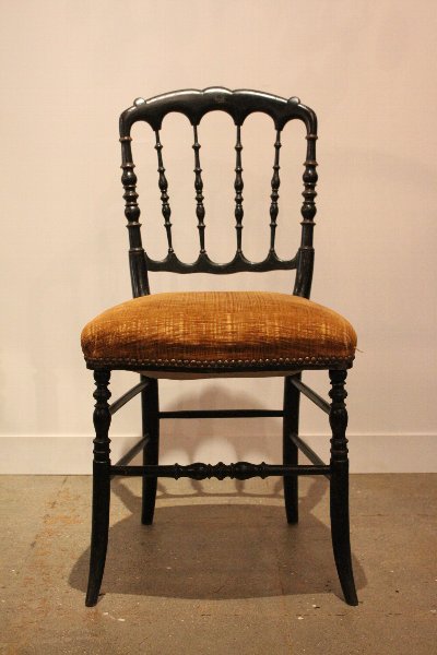 最高の品質 フランスアンティーク.19世紀.ナポレオン3世.チェアー.スツール.椅子.洋館.ソファー.A 西洋