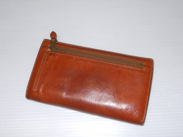  genuine article *ILBISONTE Il Bisonte original leather long wallet Brown (3E is 