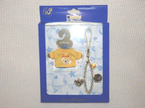 TDS magical tops 10 anniversary Duffy Western-style clothes + strap * Smile * Disney si- limitation smile * package . with defect 