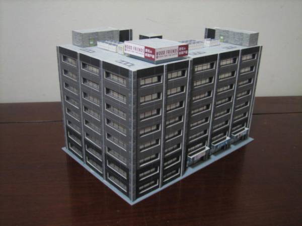 Nゲージ 自作ストラクチャー マンションΩ