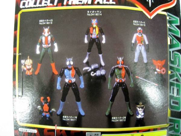 ☆未開封☆ MASKED RIDER ACTION FIGURE COLLECTION 5體セット