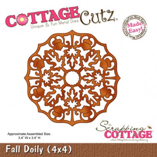 Cottagecutzkote-jikatsu желудь Doily складной i Lee разрезной большой 