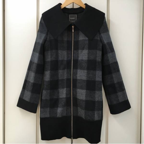 美品！FOXEY フォクシー スコッチコート(38)31246