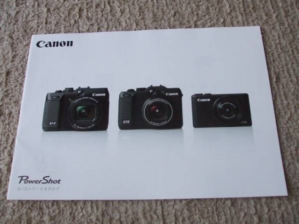 A804 каталог * Canon *PowerShot GS серии 2012.9 выпуск 19P