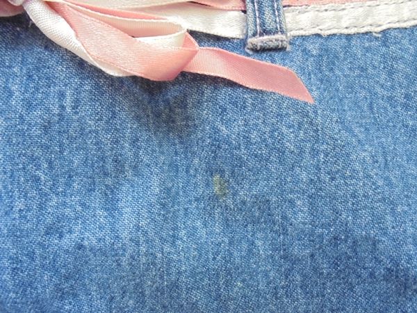 ローラアシュレイ★花刺繍デニムのジャンパースカート★4歳104