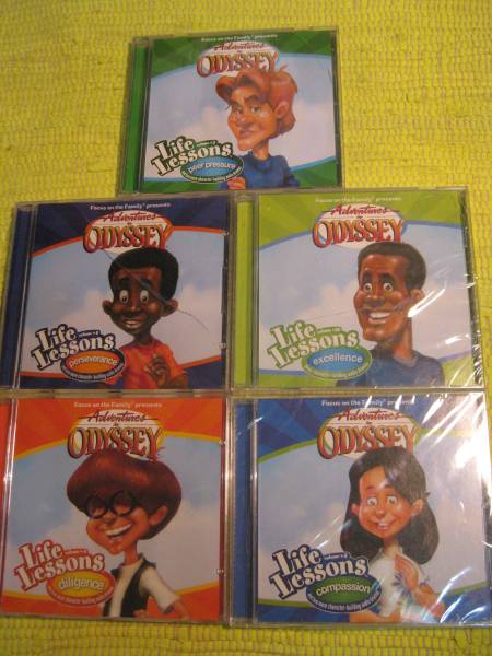  new goods!ODYSSEY CD rom Life Lessons AGES8+5 pieces set!