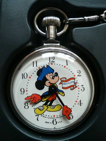 BRADLEY Mickey Mouse карман часы . страна 200 anniversary commemoration ограничение 