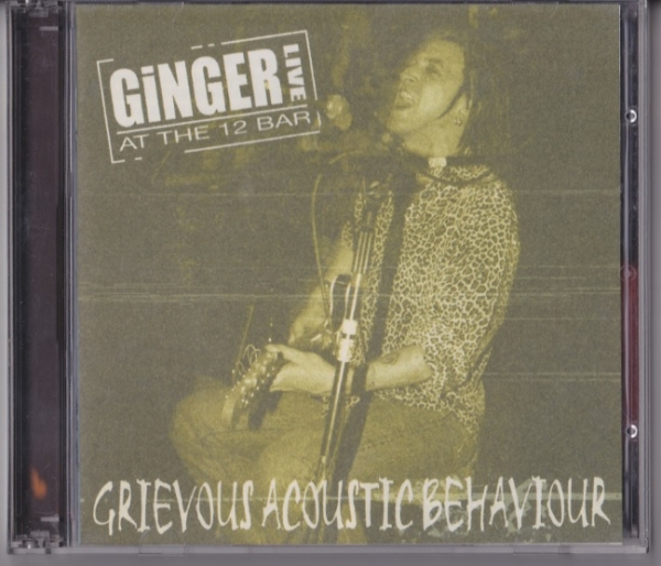 GINGER Live At The 12 Bar 2CD WILDHEARTS 2001