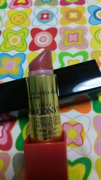  remainder amount little Lancome lipstick beige pink 385 number 