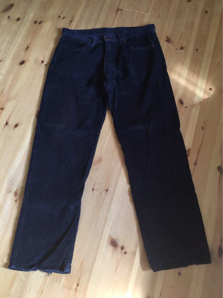 SILAS Вельветовые брюки темно-синий 34