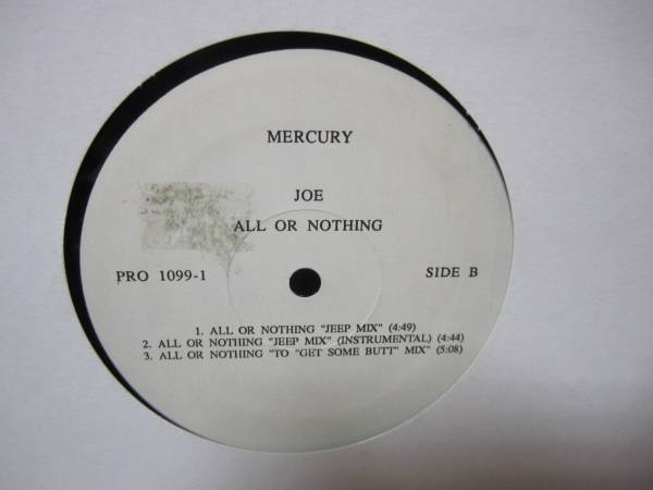 Joe / All Or Nothing, Big O Mix_画像2