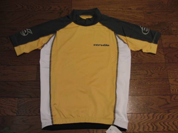 Cervelosa- Velo Zeus TT Top short sleeves jersey S yellow 