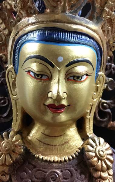 ◆文殊菩薩（マンジュシュリー）像◆仏教　チベット_画像2