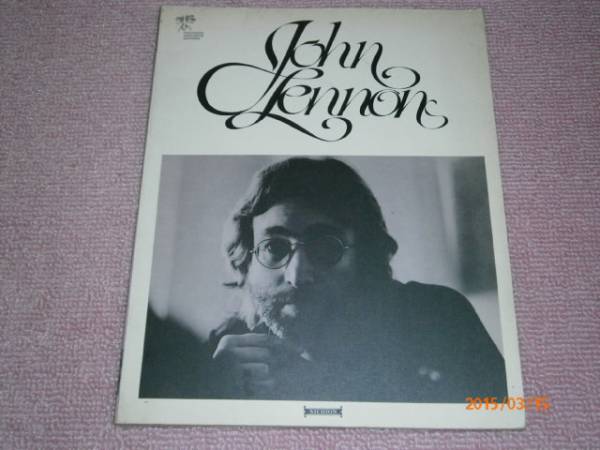 b3【送料無料】ジョン・レノン楽譜11曲1971年発行_画像1