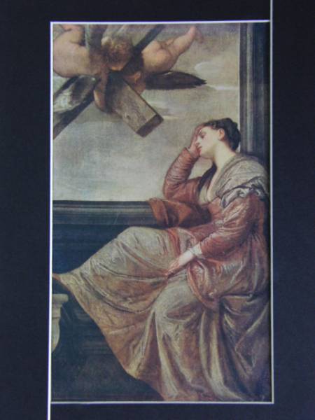 聖ヘレナの夢/パオロ・ヴェロネーゼ 超希少、100年前の画集より_画像3