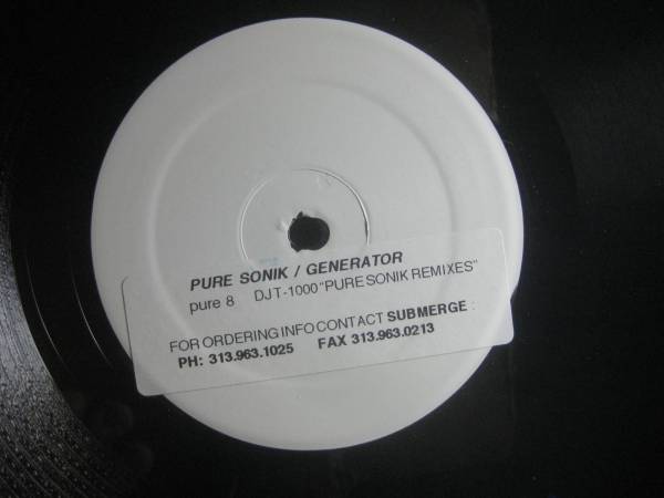 DJ T-1000 / PURE SONIK REMIXES ◆V240NO◆12インチ_画像1