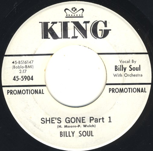 * 60's Deep Soul 45 * Billy Soul *_画像1