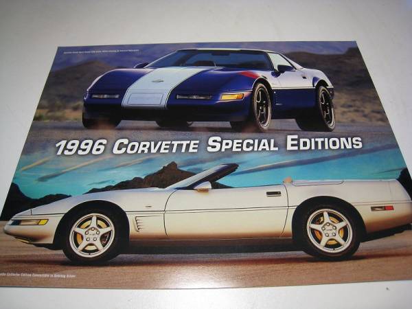 * abroad leaflet English Chevrolet Corvette 3692