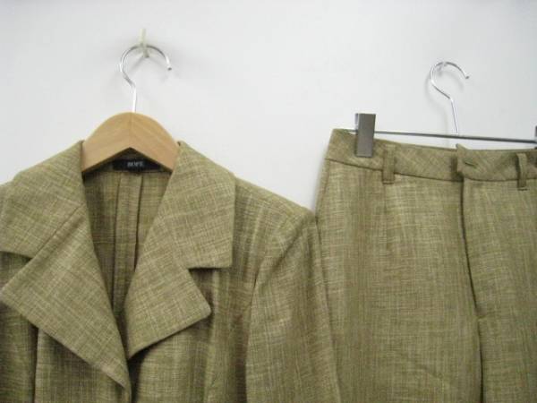 ROPE Rope pants suit top and bottom set khaki 9AT