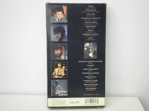 VHS/ERIC CLAPTON エリック・クラプトン/ THE CREAM OF ERIC CLAPTON, 1964-1986 (d048)_画像2