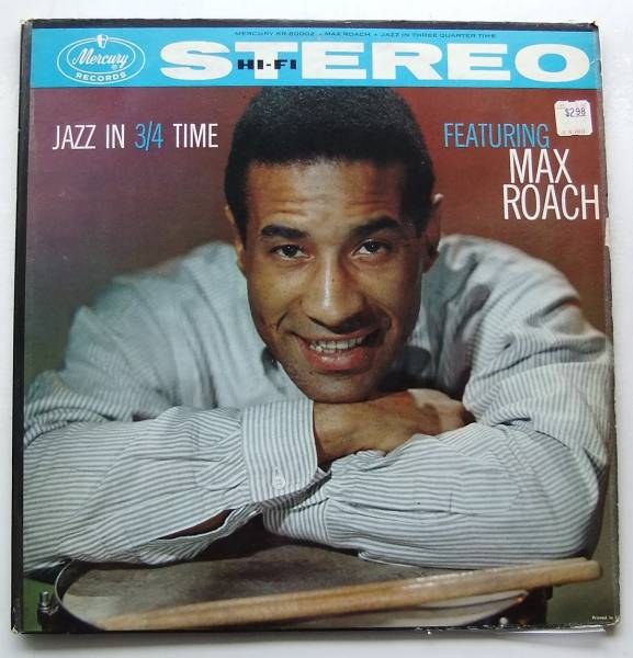 ◆ MAX ROACH / Jazz in 3/4 Time ◆ Mercury SR-80002 (blue:dg) ◆ W_画像1