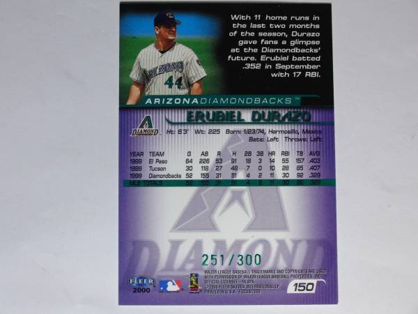 300 листов ограничение ERUBIEL DURAZO серийный номер FLEER