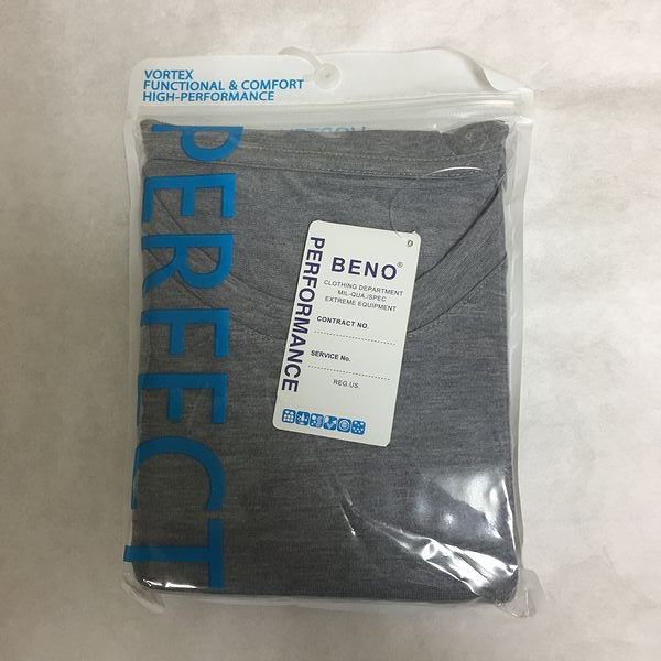 新品未開封 ROOPTOKYO ループトウキョウ パーフェクト素材クルーネック半袖ポケットTシャツ L グレー 無地 VORTEX ボルテックス _画像2