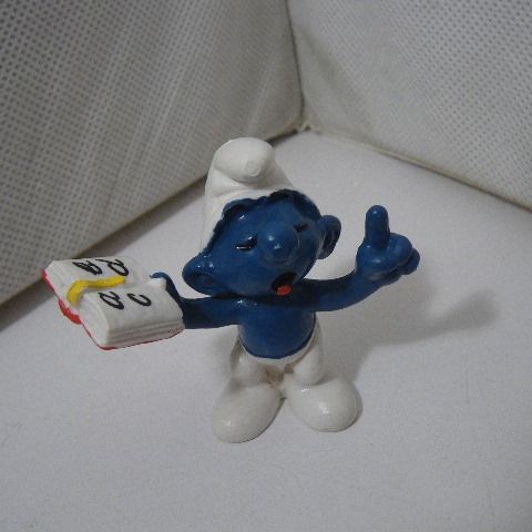 ビンテージ スマーフ PVC フィギュア SMURF b991