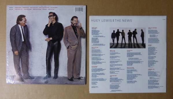 HUEY LEWIS AND THE NEWS「FORE!」米ORIG [RL刻印] シュリンク美品