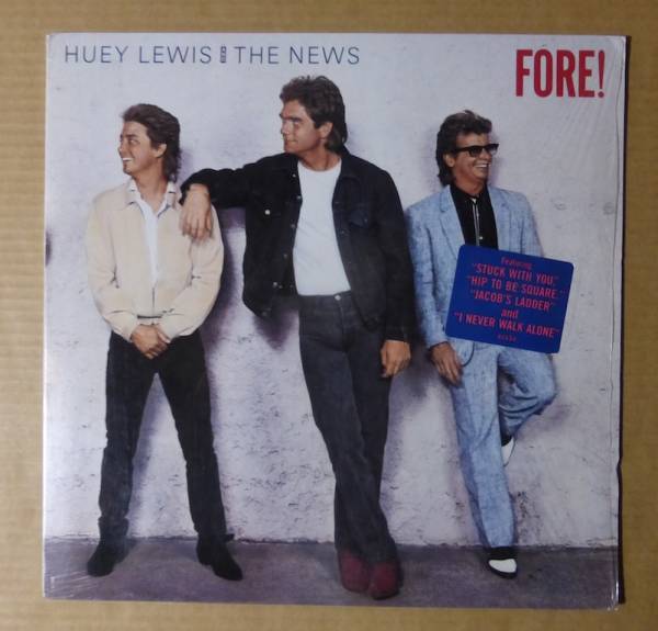 HUEY LEWIS AND THE NEWS「FORE!」米ORIG [RL刻印] シュリンク美品