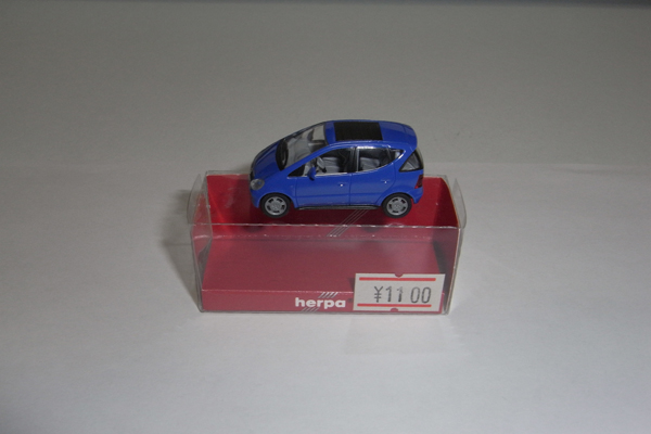 * out of print goods * new goods * Herpa * Mercedes Benz A Class ( blue )( finest quality beautiful goods )( super valuable goods )( price exist commodity )